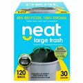 Eat-In 30 gal Neat Tall Kitchen Drawstrig Trash Bags EA3968034